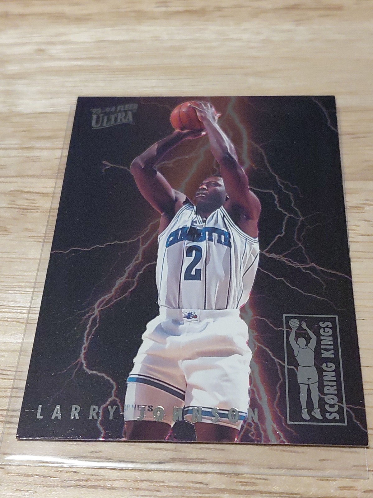 1993-94 Fleer Ultra - Scoring Kings Larry Johnson #4 Excellent 