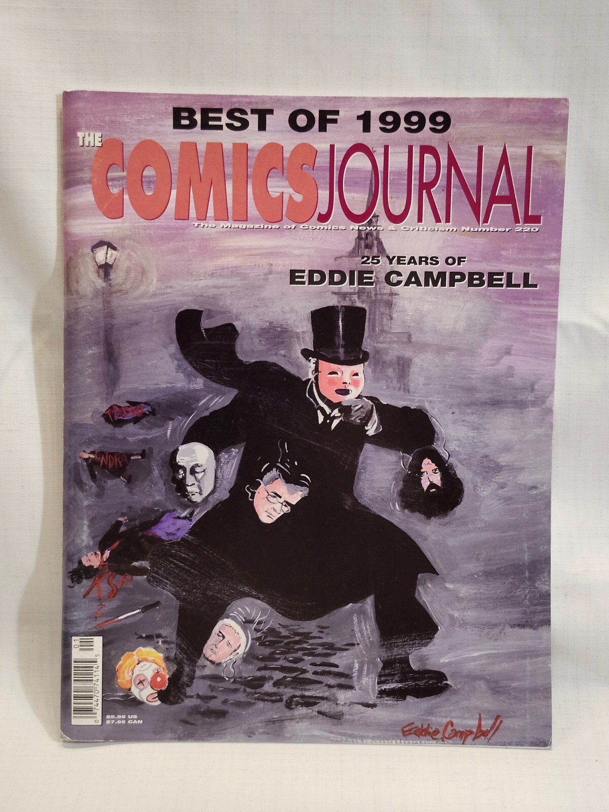 The Comics Journal #220 February 2000 Eddie Campbell Ben Katchor Eurocomics