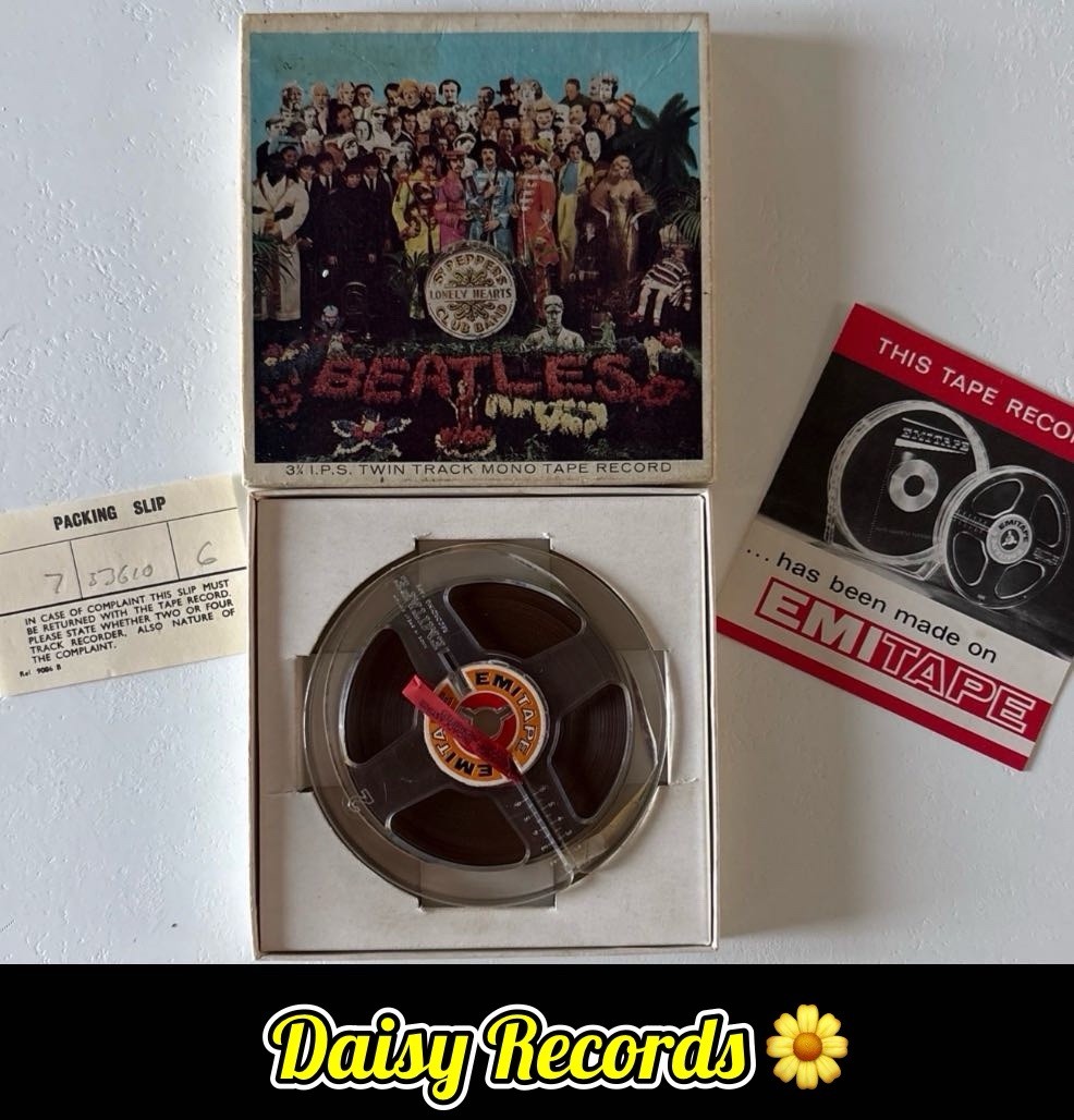 The Beatles - Sgt Pepper 1st UK *Mono* 3 1/4” Reel-to-Reel TA-PMC 7027