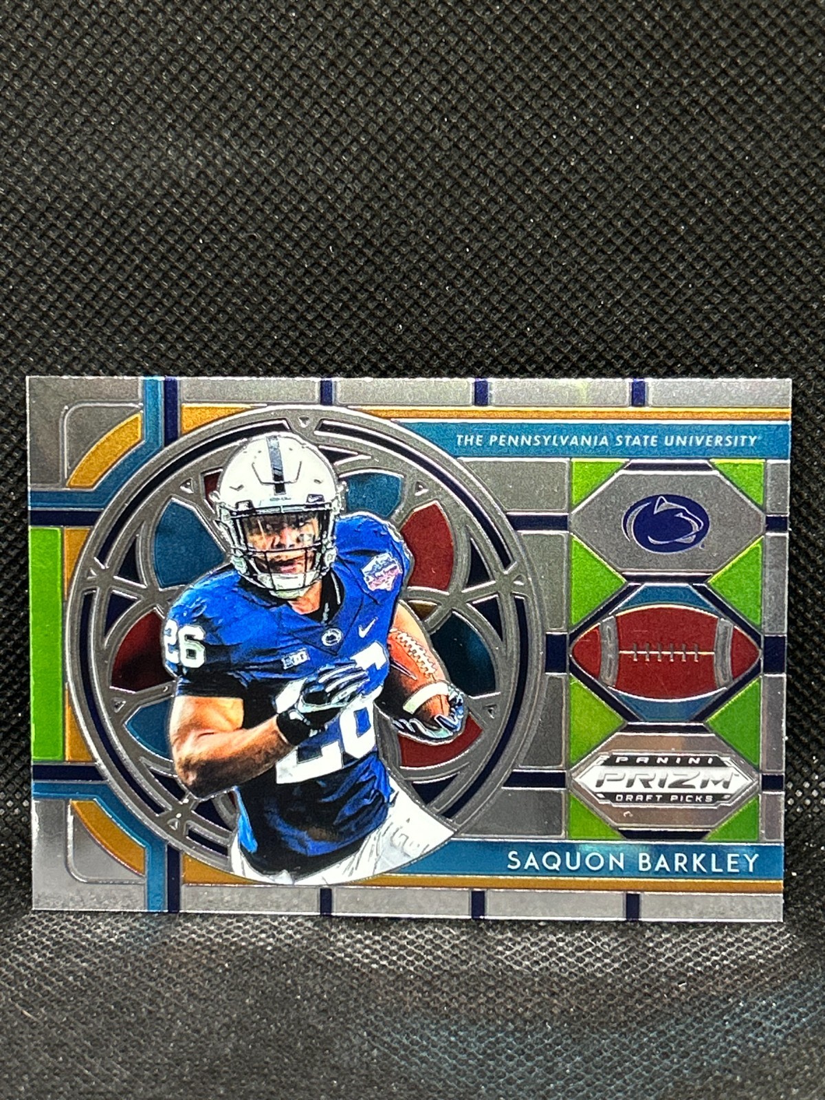 2019 Panini Prizm Draft - Stained Glass Saquon Barkley #84 2019 Panini Prizm Draft - Stained Glass Saquon Barkley #84