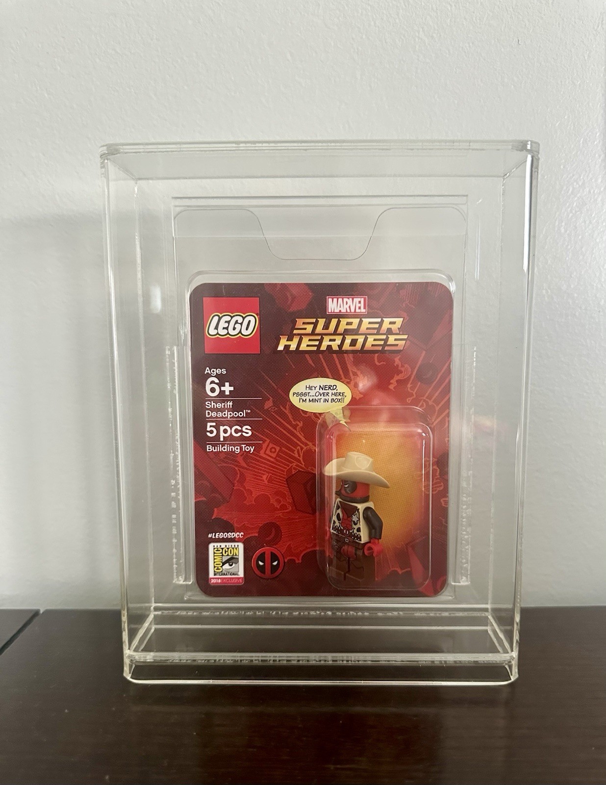 2018 LEGO Sheriff Deadpool SDCC Exclusive Minifigure San Diego Comic Con