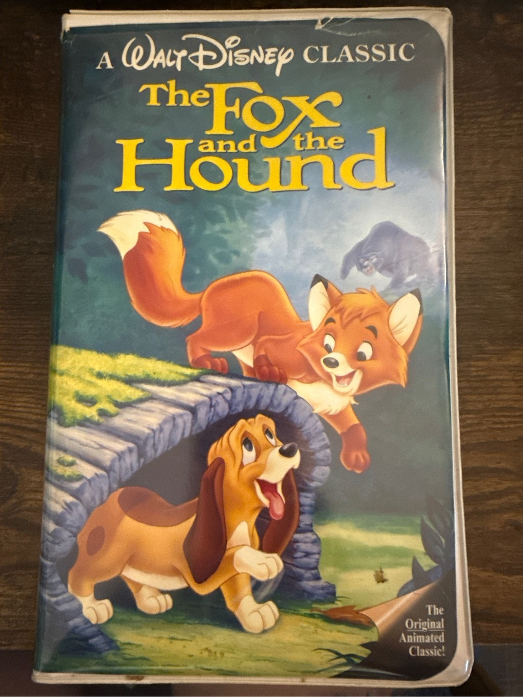 Vintage Disney The Fox and the Hound VHS Black Diamond Classic Clamshell