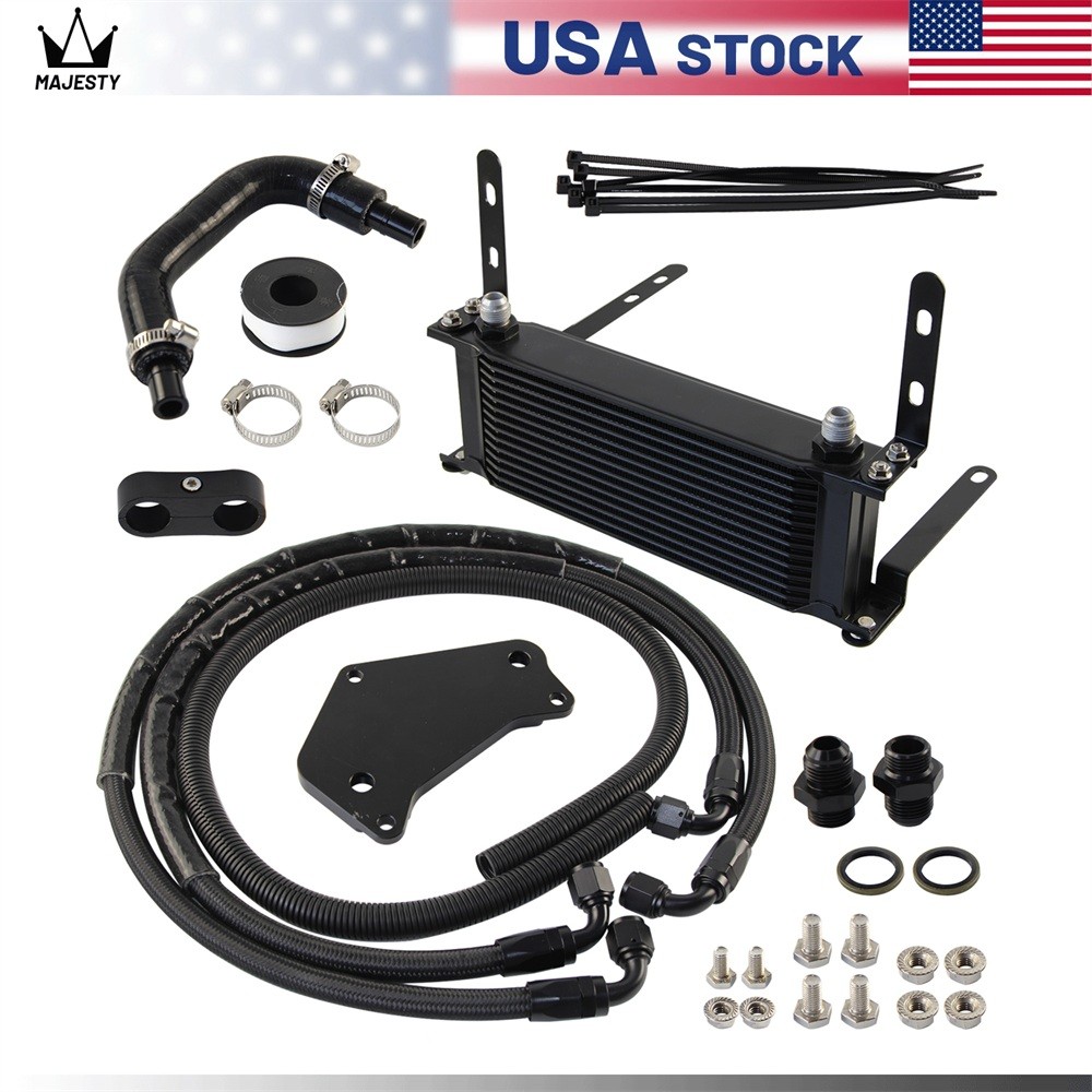 AN8 14 Rows Oil Cooler Kit For Volkswagen Audi Golf MK5 MK6 VAG 2.0T DQ250 DSG AN8 14 Rows Oil Cooler Kit For Volkswagen Audi Golf MK5 MK6 VAG 2.0T DQ250 DSG