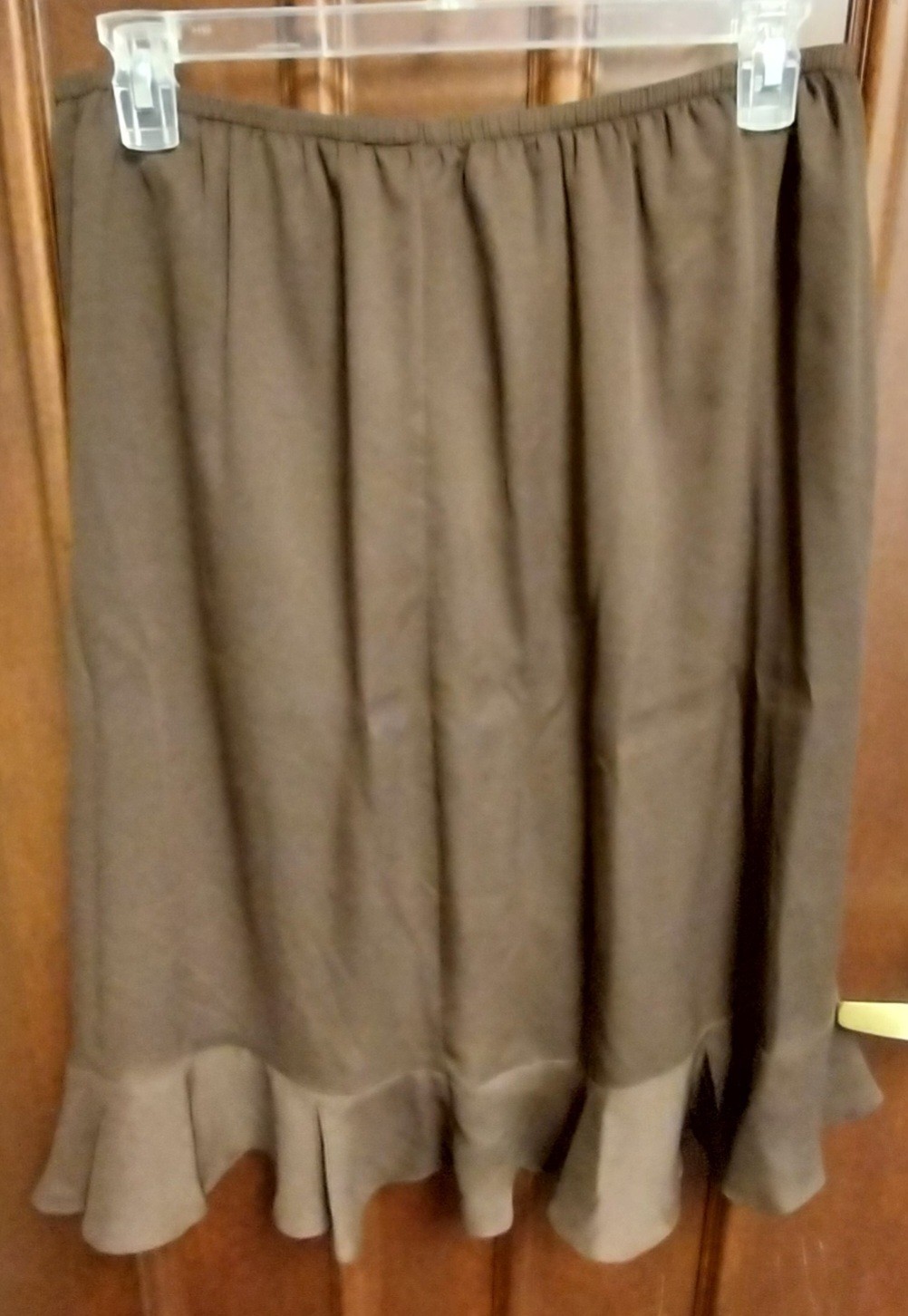 I.N. Studio Womens Brown Skirt, Size 1X, NWT, 