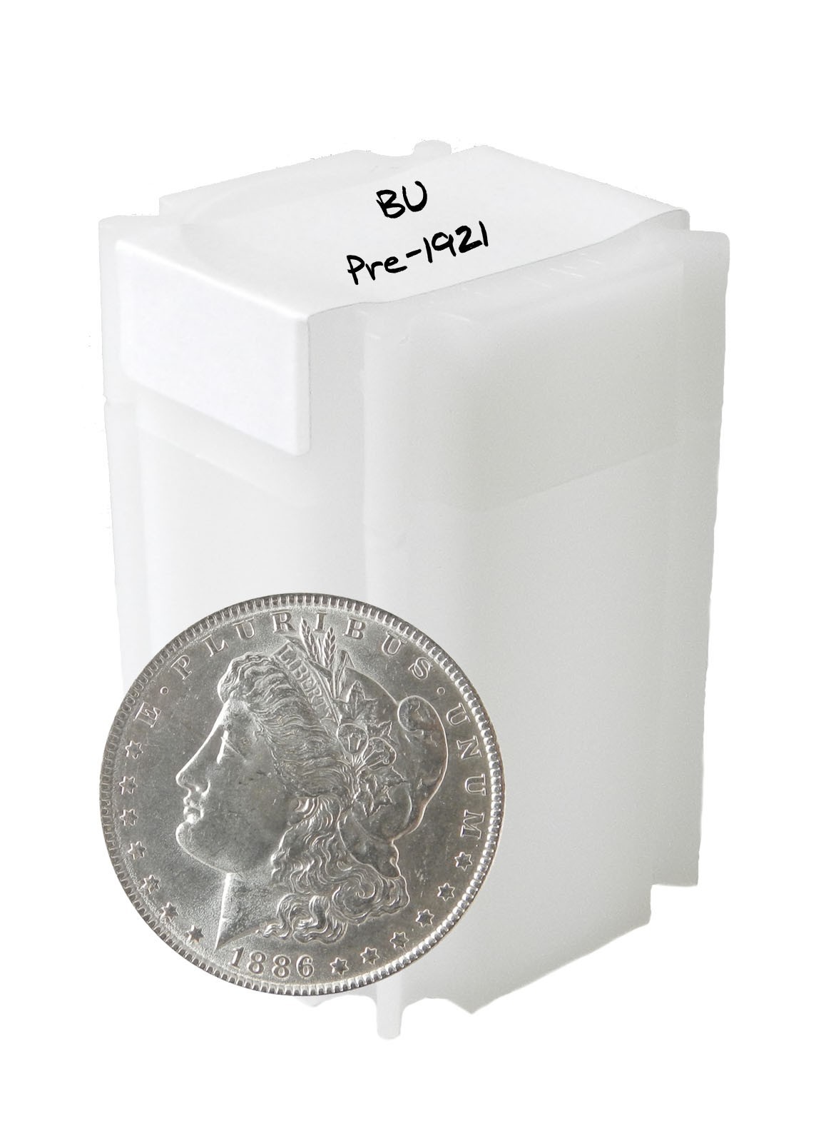 Pre 1921 Silver Morgan Dollar BU/MS Lot of 5 S$1 Brilliant Uncirculated Coins