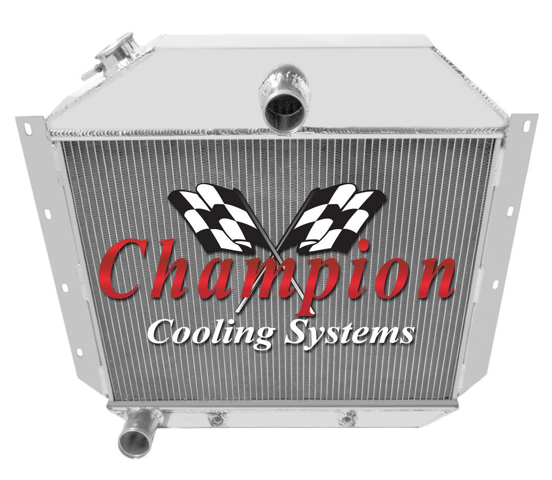 1951 52 53 54 International Pickup Truck Champion 3 Row Aluminum Radiator CC5157 1951 52 53 54 International Pickup Truck Champion 3 Row Aluminum Radiator CC5157