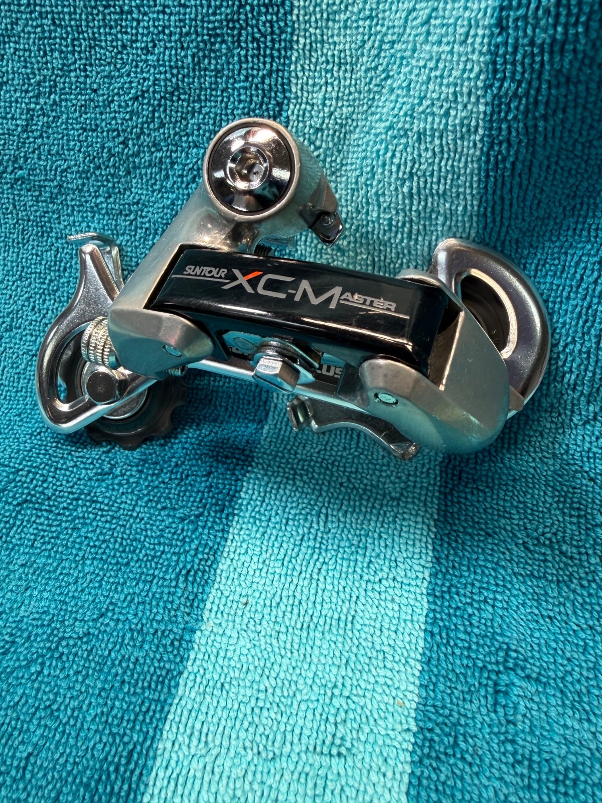 Vintage SUNTOUR XC-Master Accushift Plus Bicycle Rear Derailleur Long Cage #43 Vintage SUNTOUR XC-Master Accushift Plus Bicycle Rear Derailleur Long Cage #43