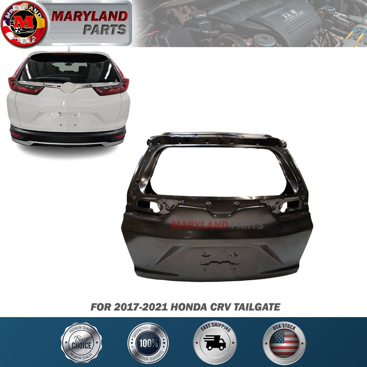 For 2017-2021 Honda CRV Tailgate