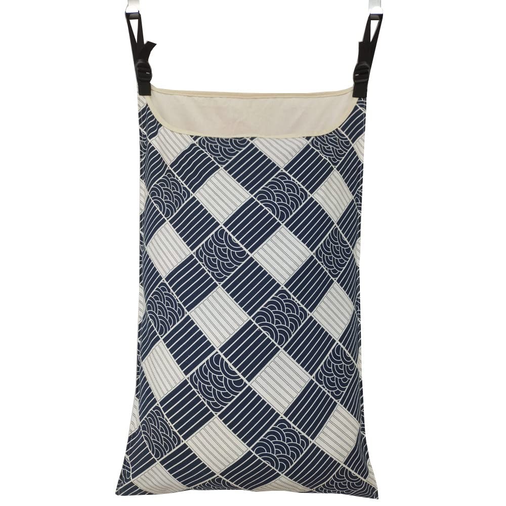 Adjustable Space Saving Over Door Hanging Laundry Hamper Bag Wide Open Top