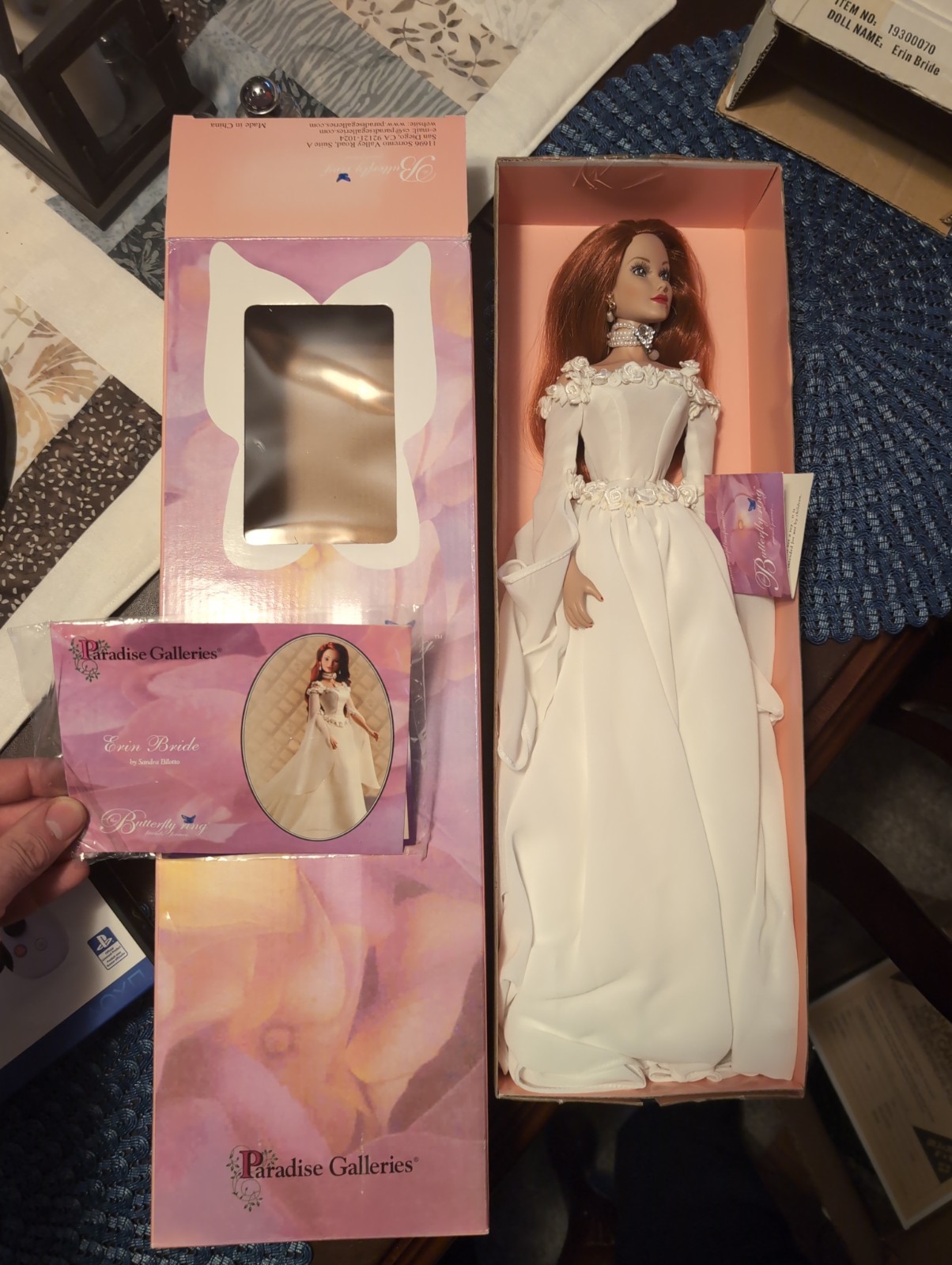 Vintage Paradise Galleries Butterfly Ring Erin Bride Doll 17\