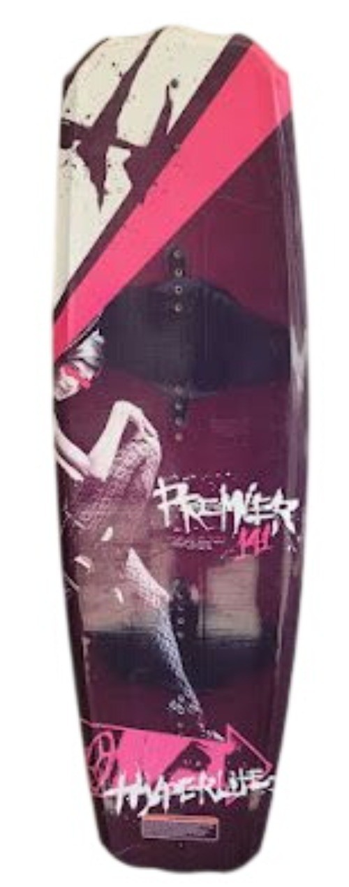 Hyperlite Premier 141 Danny Harf Pro Model Wakeboard 141cm Pink Purple Vintage