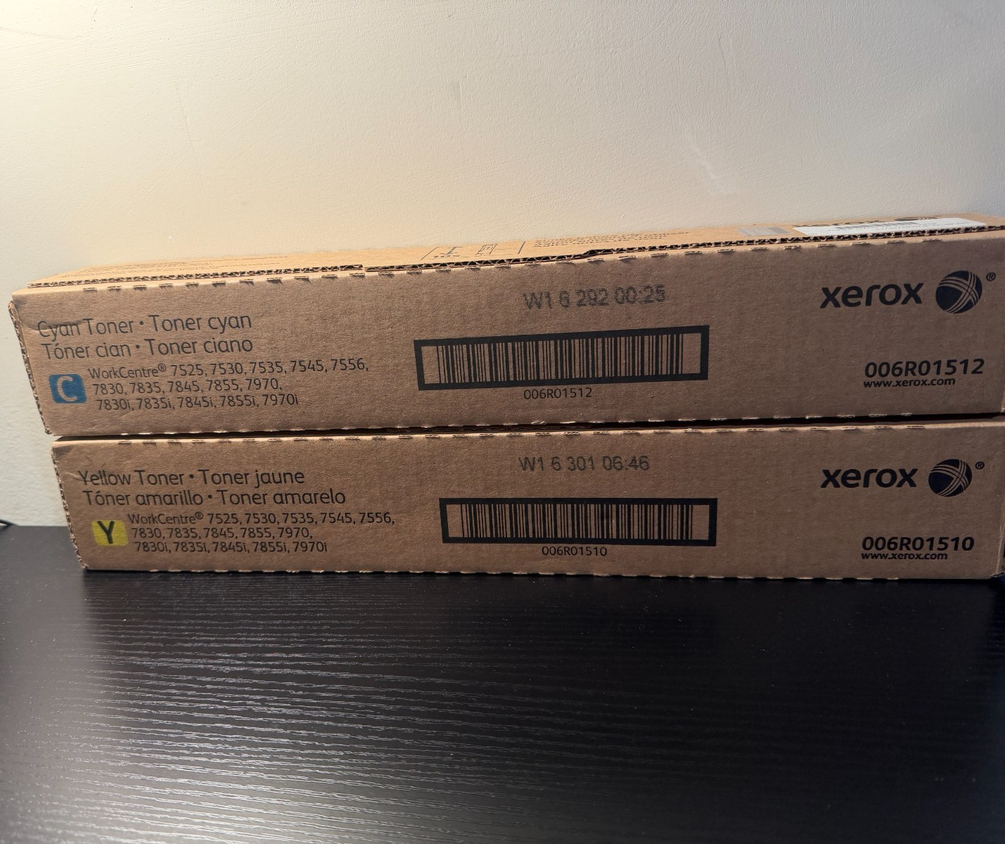 Xerox Genuine C/Y Toner 2 PACK 006R01510-006R01512 CYAN & YELLOW Xerox Genuine C/Y Toner 2 PACK 006R01510-006R01512 CYAN & YELLOW