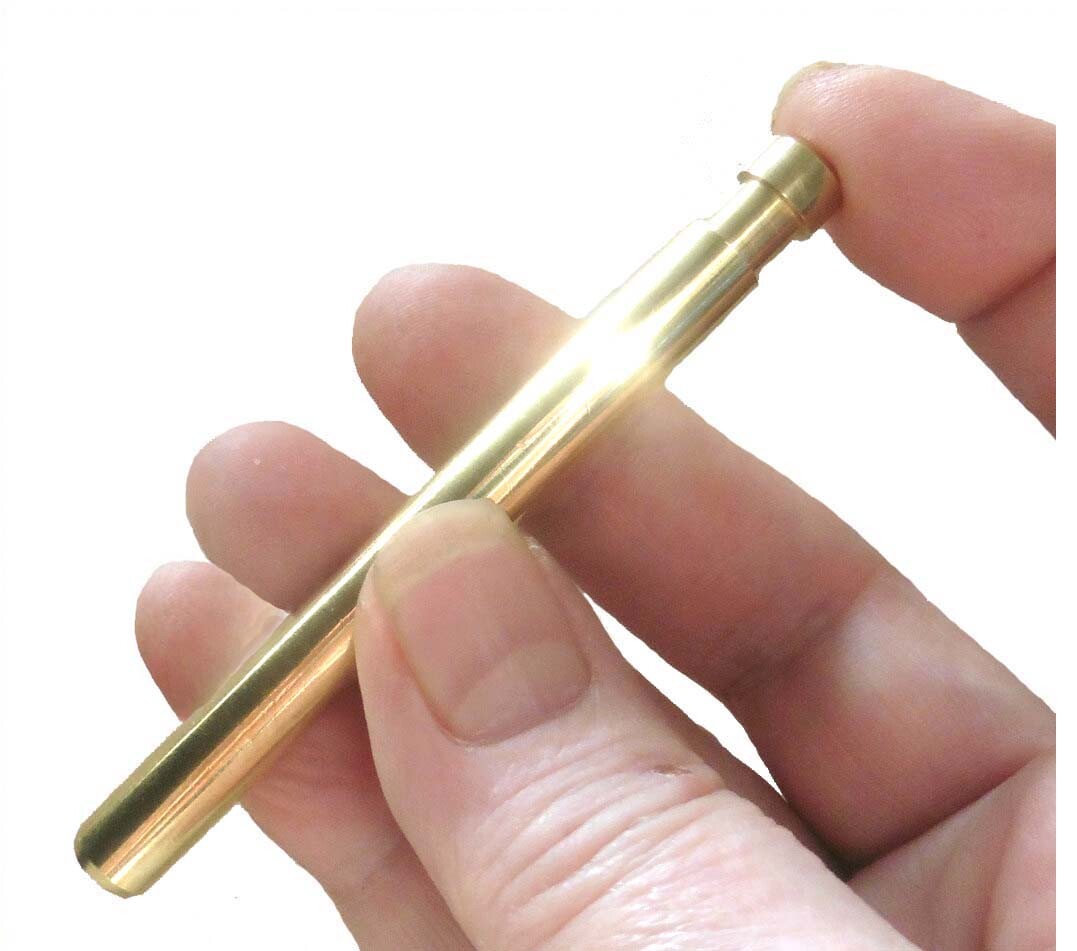 Self Cleaning SOLID Real USA Brass Large One Hitter Bat Dugout Pipe onie OG Self Cleaning SOLID Real USA Brass Large One Hitter Bat Dugout Pipe onie OG