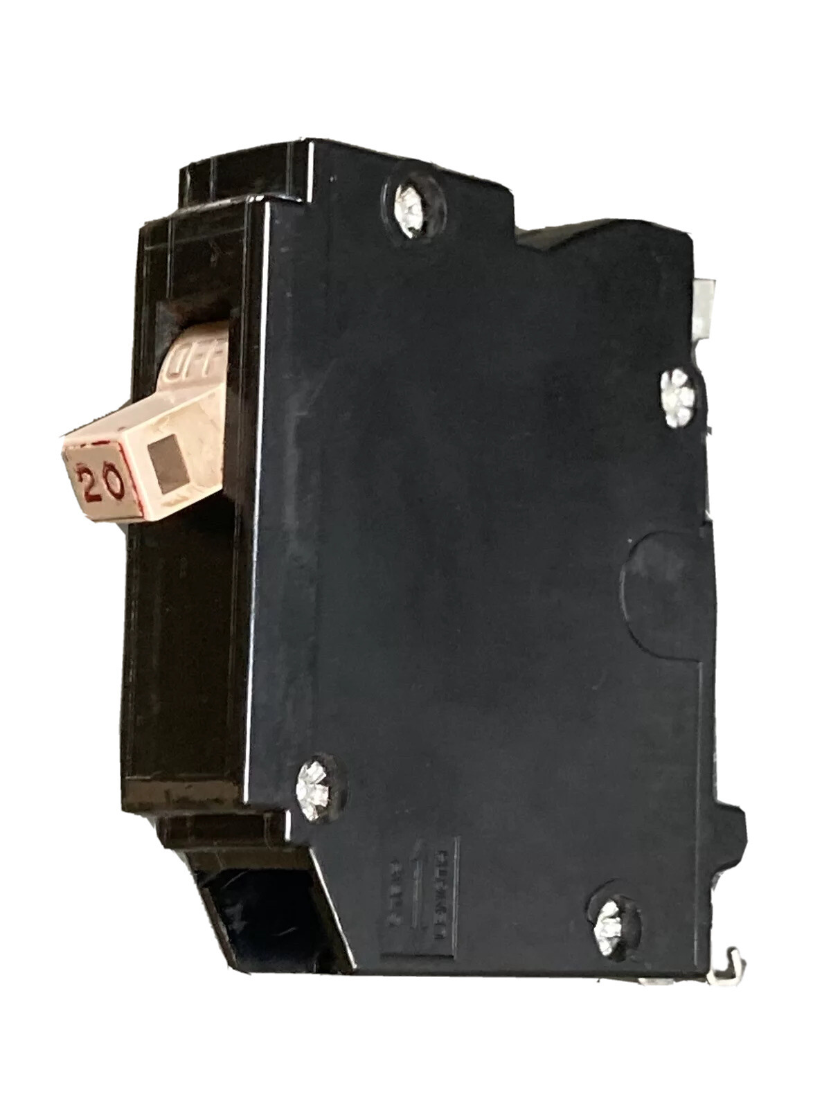 (1) CH120 Cutler-Hammer Type CH 1 Pole 20 Amp 120v METAL FOOT /  FULL NOTCH Used