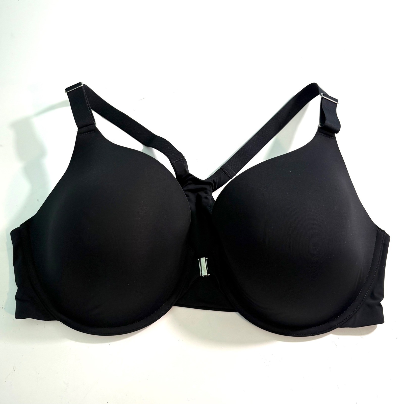 Soma Black Memorable Full Coverage Front Close Racerback Bra in Size 42D Soma Black Memorable Full Coverage Front Close Racerback Bra in Size 42D