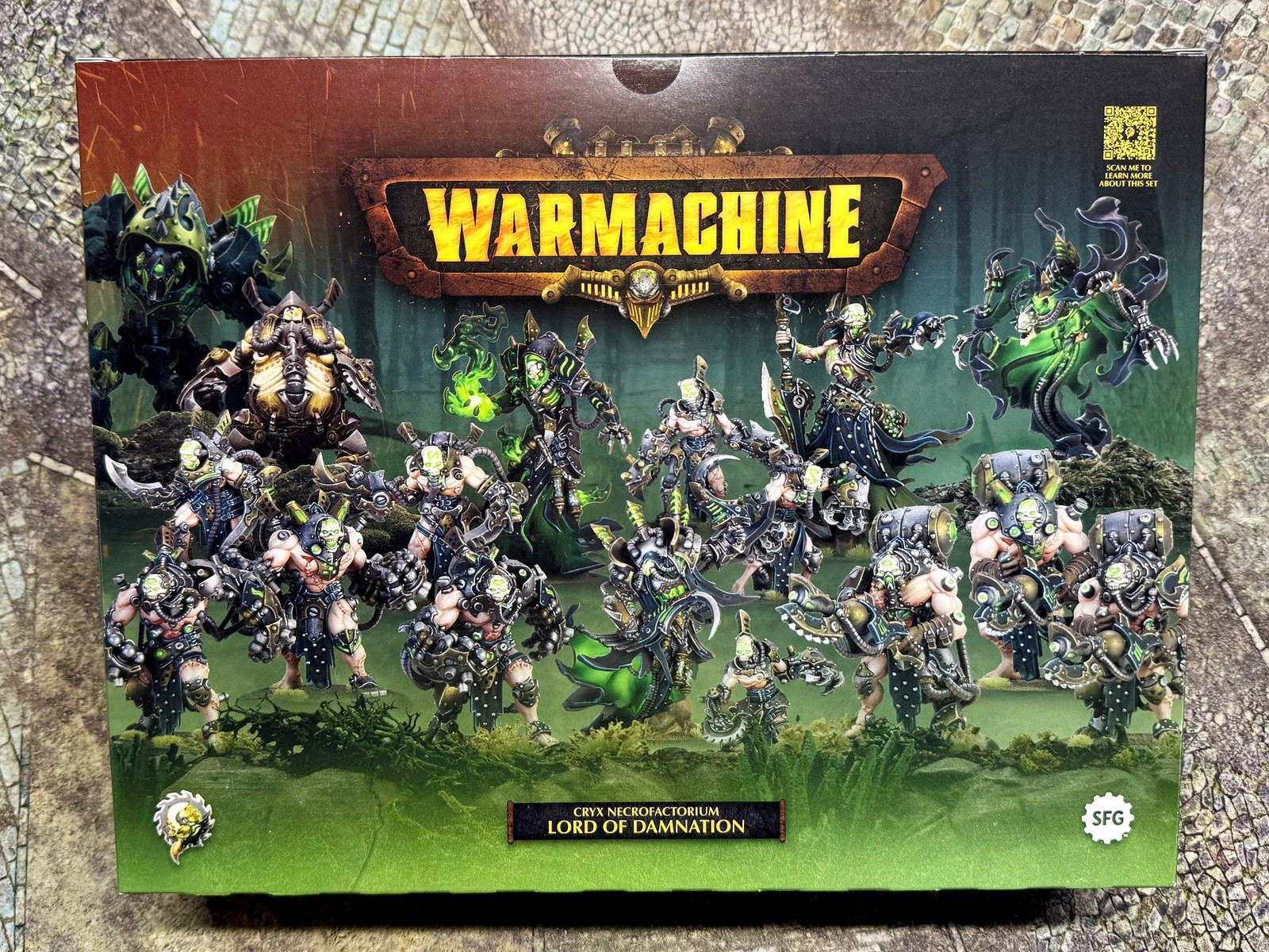 Warmachine Cryx Necrofactorium Lord of Damnation Army Box Steamforged SFG NIB