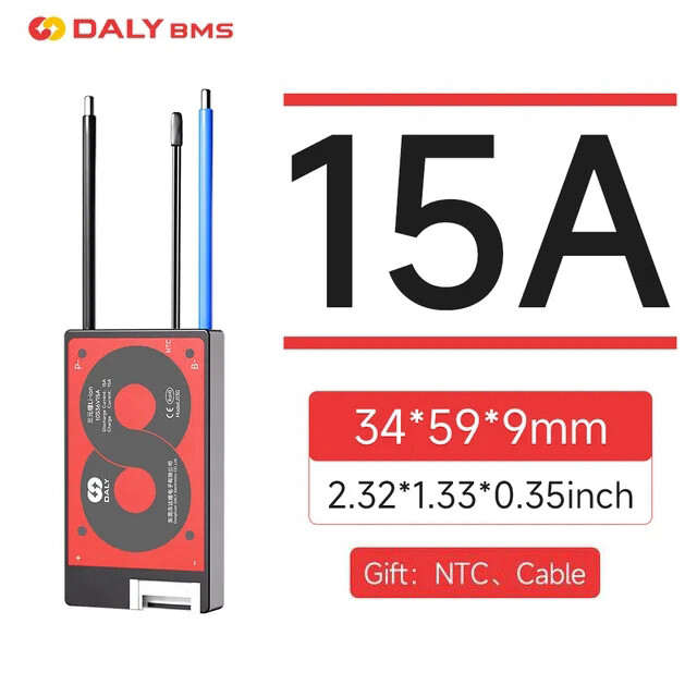 Daly BMS 3S-16S 12V-60V 15-200A Common Port w/Balance NTC for Li-ion LiFePo4 lot Daly BMS 3S-16S 12V-60V 15-200A Common Port w/Balance NTC for Li-ion LiFePo4 lot