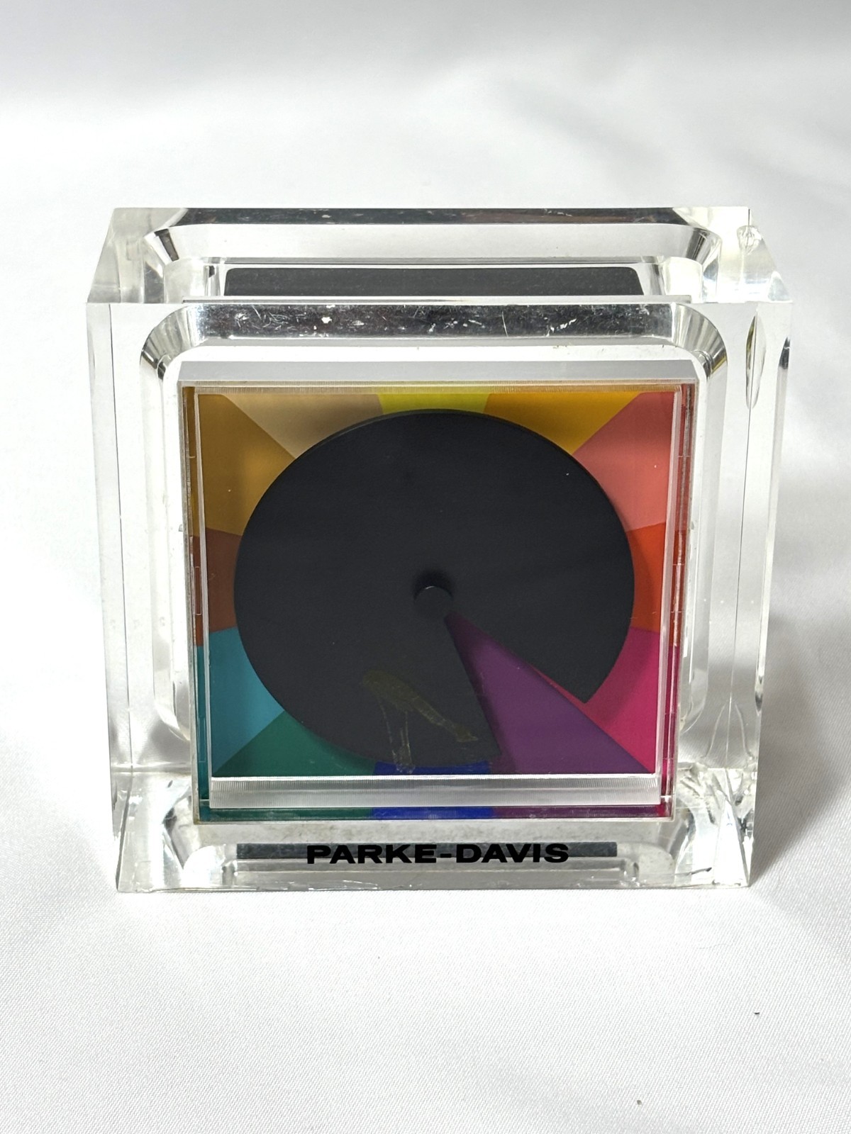 Vintage 1984 Europa-Quartz Parke-Davis Promo Desk Clock