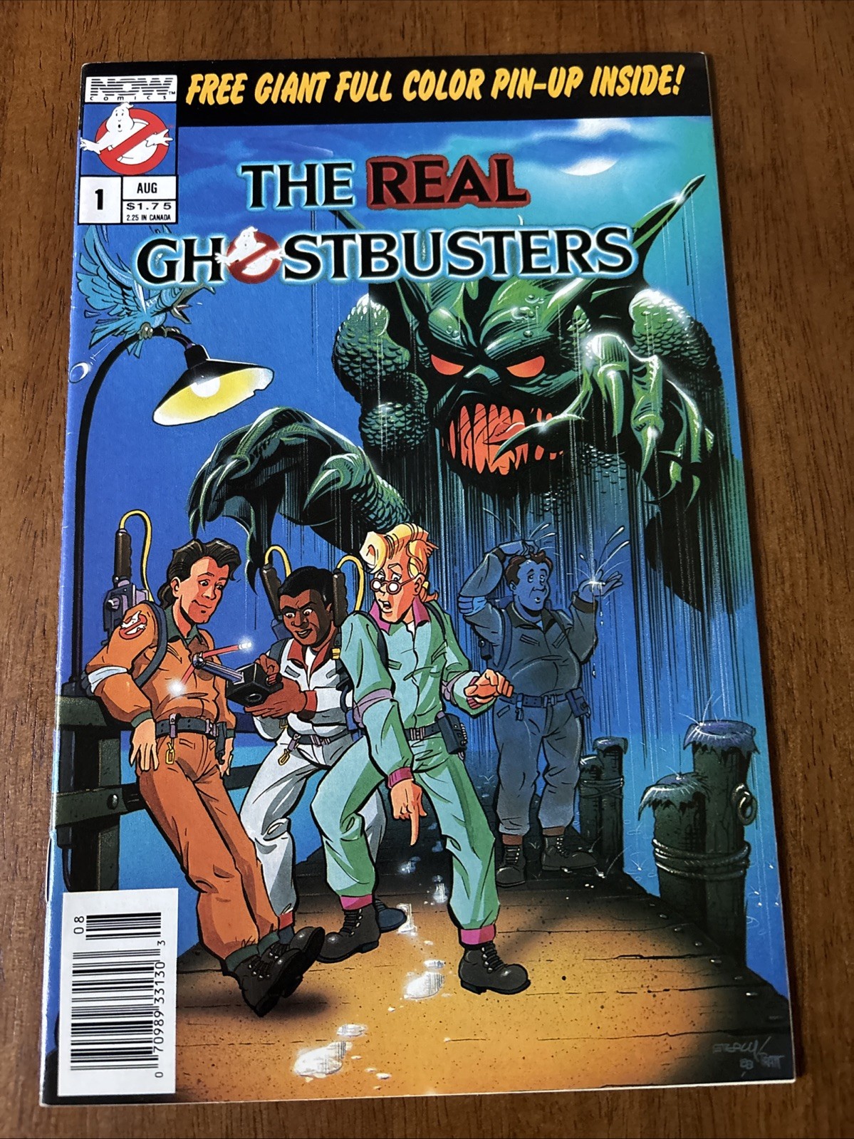 THE REAL GHOSTBUSTERS #1 NOW COMICS 1988 1ST COMIC APPEARANCE  Newsstand