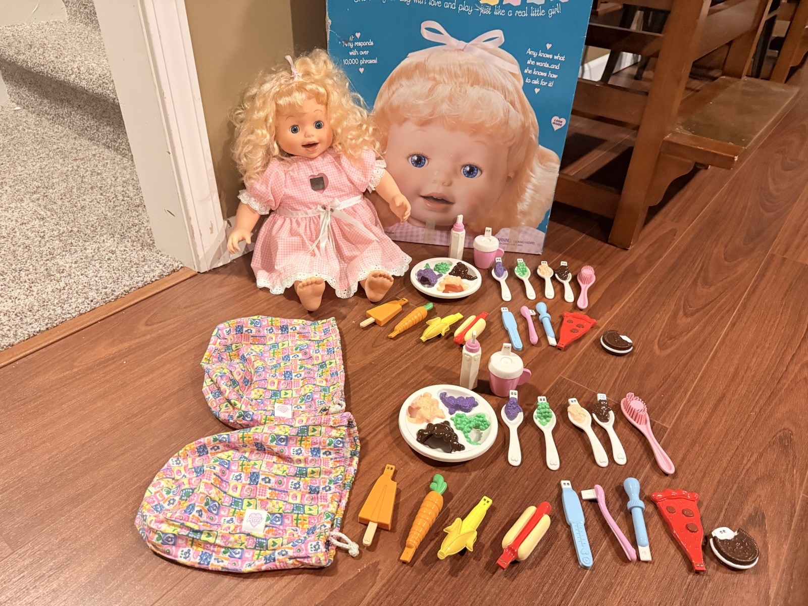 Amazing Amy Doll Interactive Playmates 1998 Vintage With Box And Accessories Amazing Amy Doll Interactive Playmates 1998 Vintage With Box And Accessories