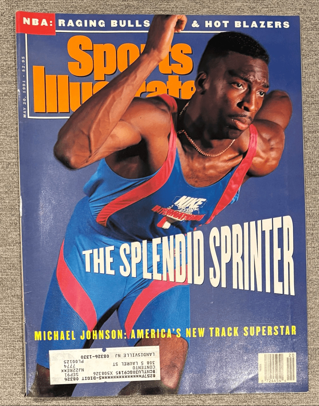 May 20, 1991, issue of Sports Illustrated featuring American track and field sta