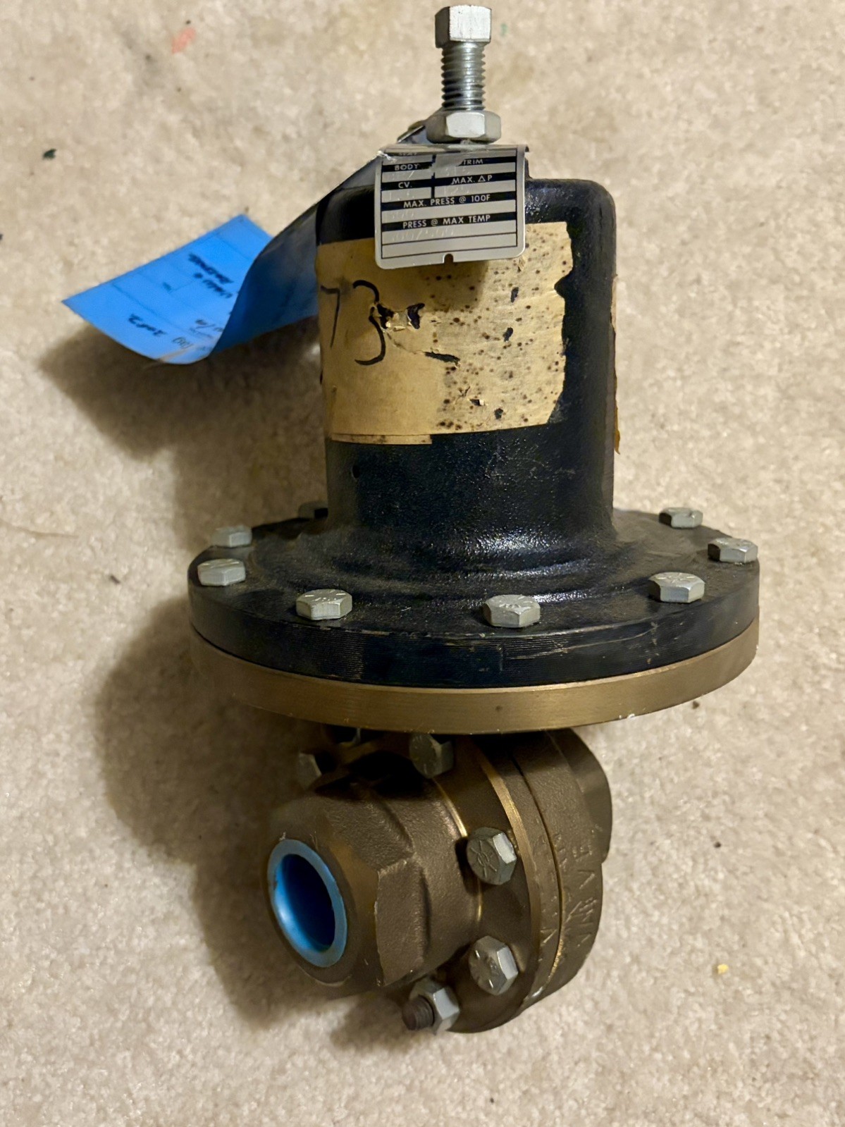Jordan Valve Model 50 Pressure Regulator 1” FNPT Bronze 40-130 PSI / Max 300 PSI
