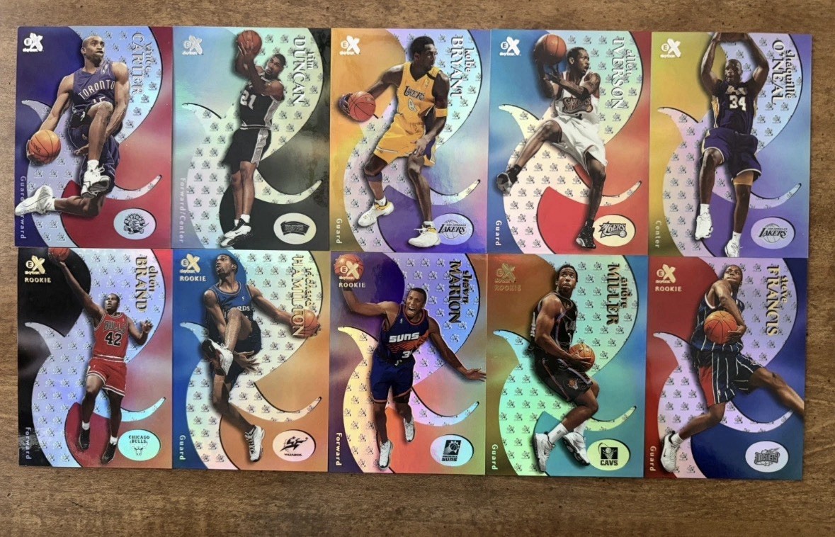 1999-00 Skybox E-X Basketball Complete Set (90 cards) Excellent/Very Clean 1999-00 Skybox E-X Basketball Complete Set (90 cards) Excellent/Very Clean