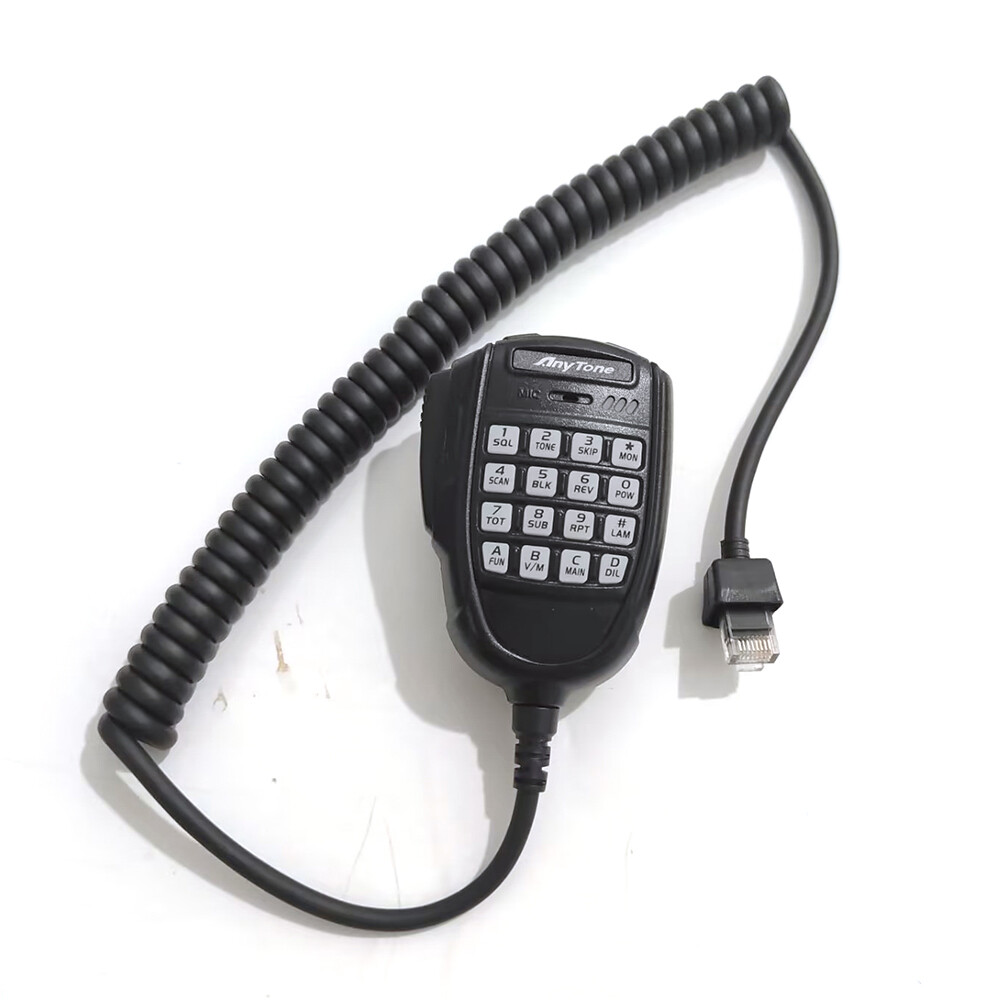 Original PTT Microphone For AnyTone AT-779UV Mobile Radio Accessories Original PTT Microphone For AnyTone AT-779UV Mobile Radio Accessories