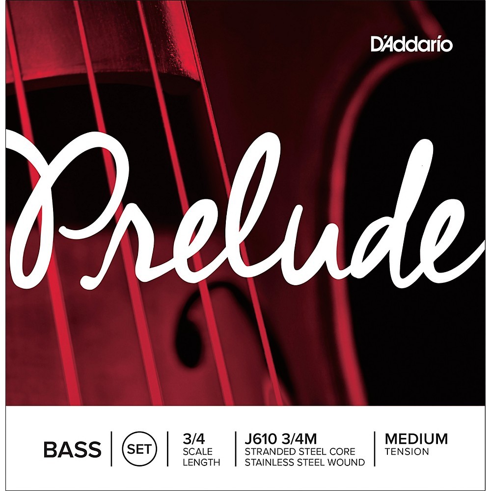 D\'Addario Prelude Series Double Bass String Set 34 Size