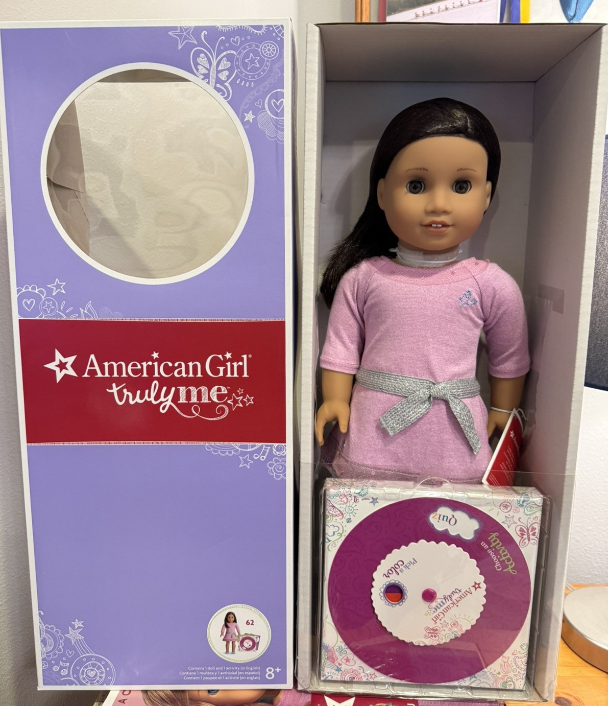 RARE American Girl Truly Me 62 Doll NRFB NIB 2015 1st Edition Classic Amber Eye RARE American Girl Truly Me 62 Doll NRFB NIB 2015 1st Edition Classic Amber Eye