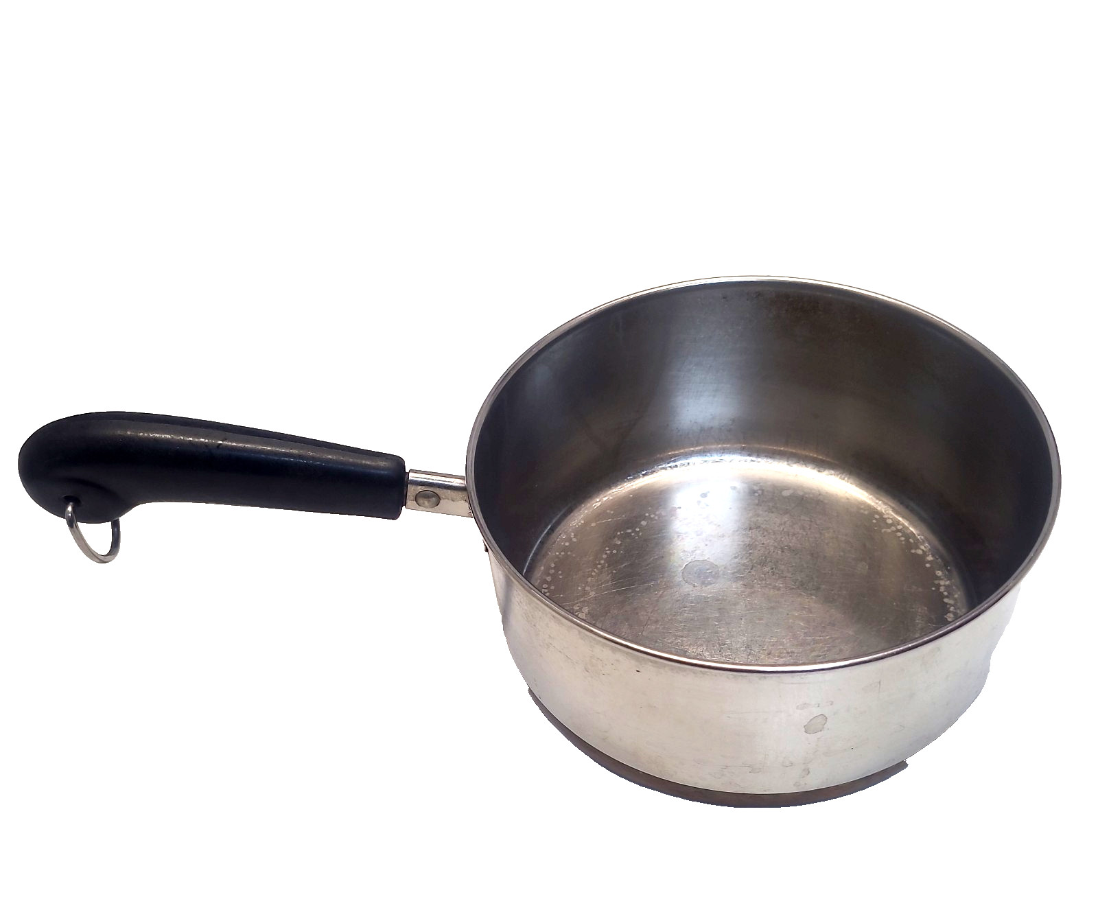 VTG 1801 Revere Ware 2 Quart Sauce Pan Copper Bottom No Lid Made in USA VTG 1801 Revere Ware 2 Quart Sauce Pan Copper Bottom No Lid Made in USA