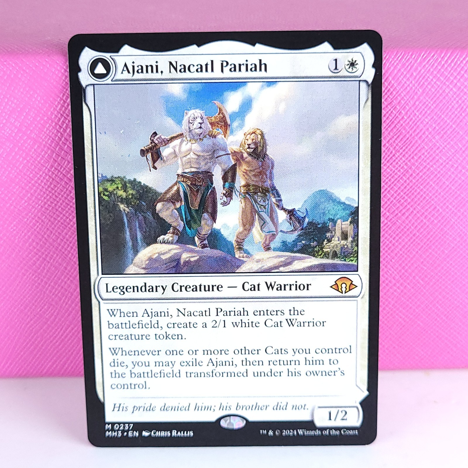 Magic The Gathering Ajani, Nacatl Pariah MH3 237 LP Magic The Gathering Ajani, Nacatl Pariah MH3 237 LP