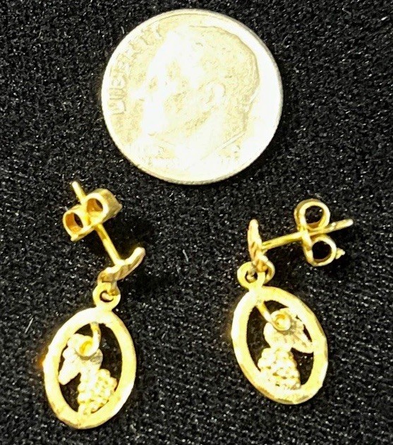 Black Hills gold earrings