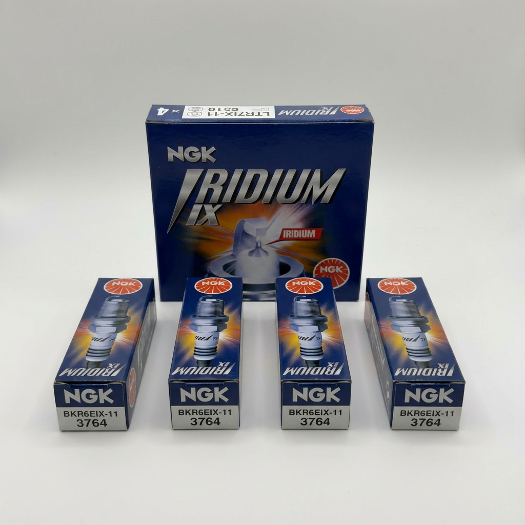 NGK 3764 BKR6EIX-11 Iridium IX Spark Plugs (4 Pack) Fits Honda Mitsubishi NGK 3764 BKR6EIX-11 Iridium IX Spark Plugs (4 Pack) Fits Honda Mitsubishi