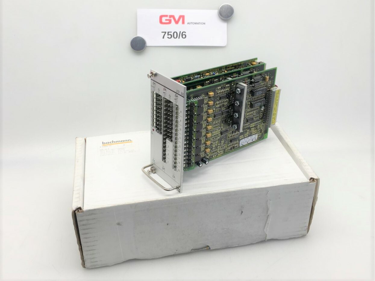 Bachmann Temperature Control Card UTR 16 F B 3604/00 UTI 08 SMD Temperature Card Bachmann Temperature Control Card UTR 16 F B 3604/00 UTI 08 SMD Temperature Card