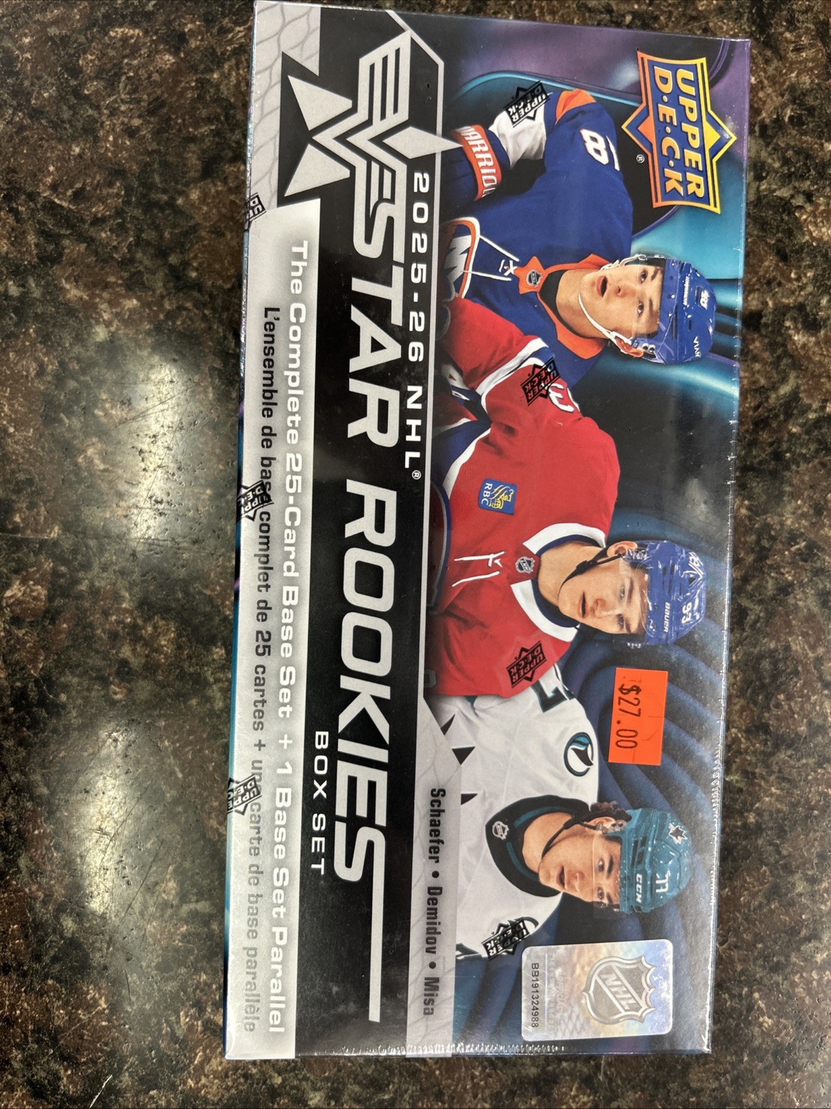 2025-26 Upper Deck NHL Hockey Star Rookies 26Ct. Box Set | Factory Sealed 2025-26 Upper Deck NHL Hockey Star Rookies 26Ct. Box Set | Factory Sealed