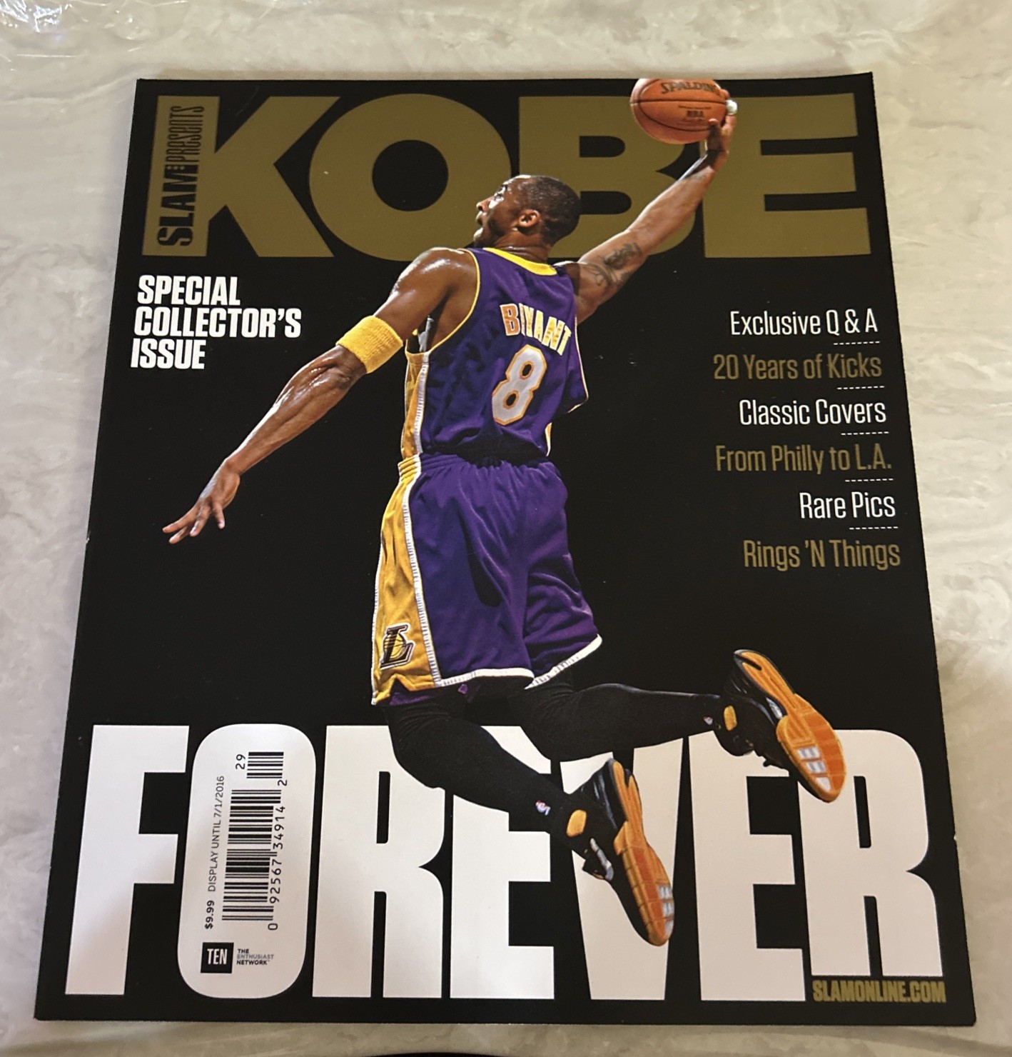 Sealed Slam Presents Kobe Bryant Forever Special Collector`s Issue Magazine