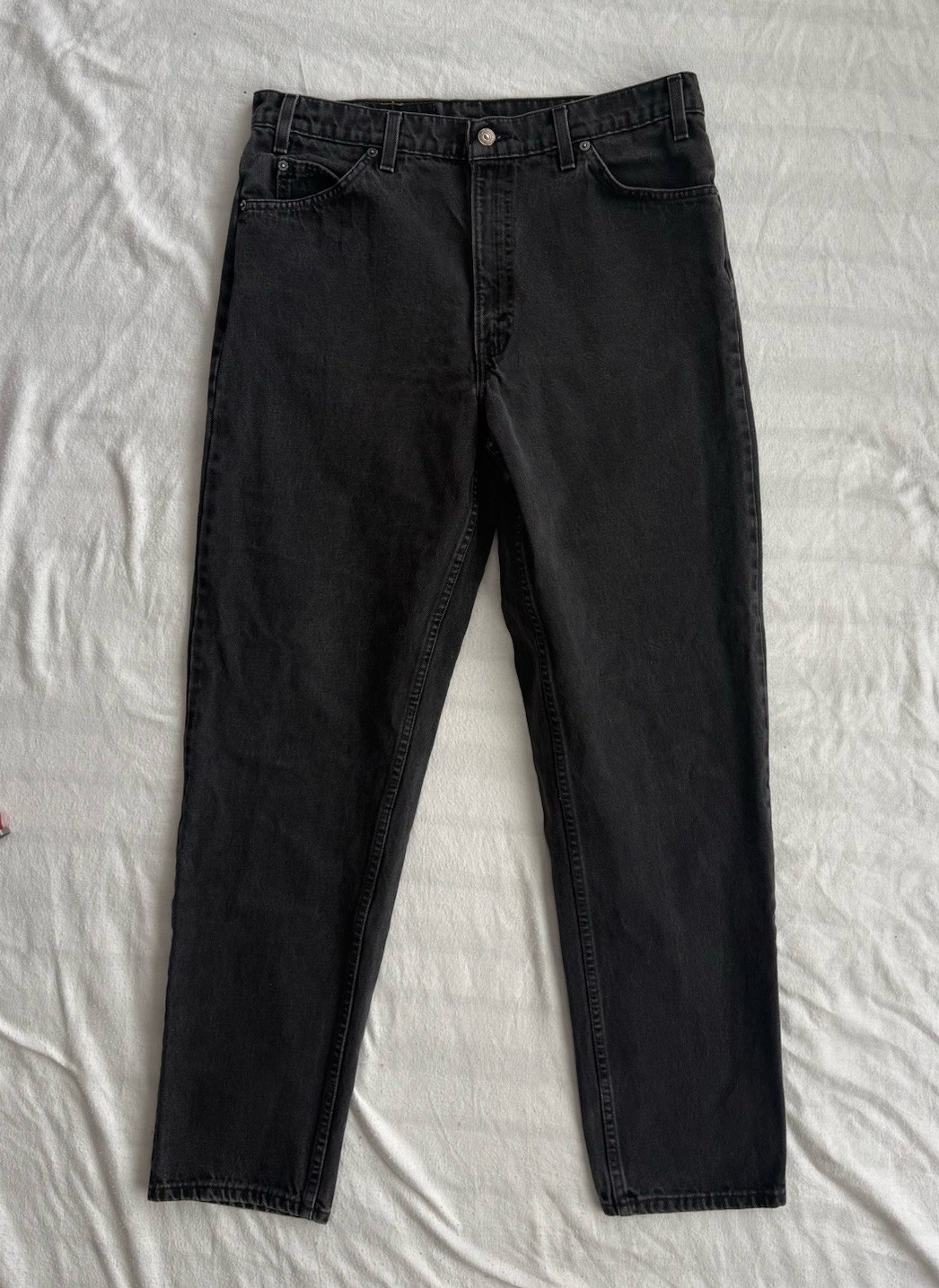 VTG Levi’s Orange Tab 550 Relaxed Leg Tapered Fit Faded Black Jeans 36x32 VTG Levi’s Orange Tab 550 Relaxed Leg Tapered Fit Faded Black Jeans 36x32