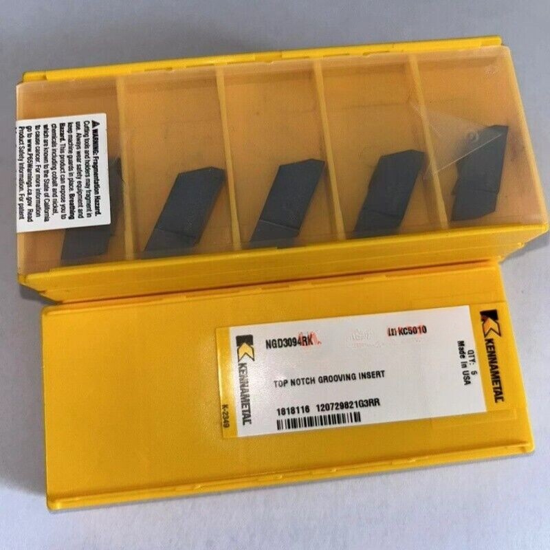 5 PCS NGD3094RK KENNAMETAL KC5010 Carbide Inserts In Box
