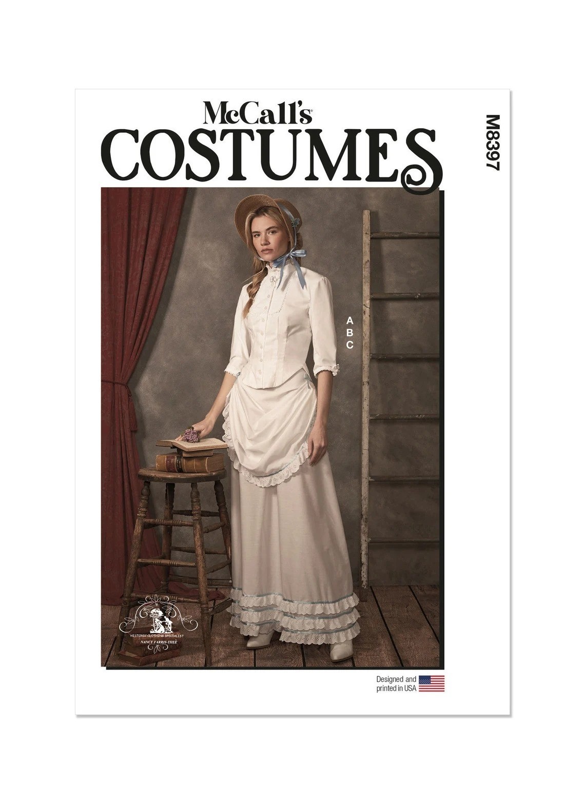 McCalls Sewing Pattern M8397 Historical Victorian-Era Style Costume Misses 8-16