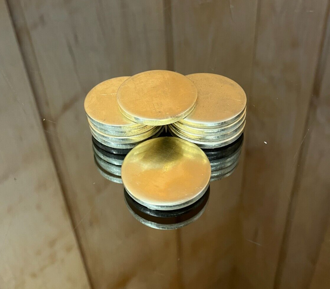 Brass Disk Circle Blanks 1-1/4\