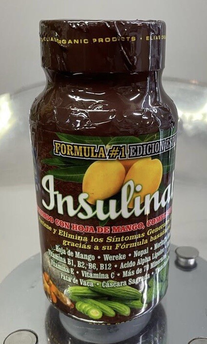Nuevo Sellado Insulinat Forte 60 Tabletas 900mg con Hoja de Mango complejo B 
