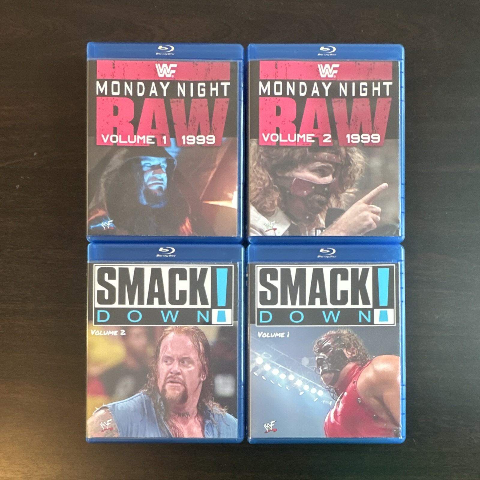 COMPLETE WWF Monday Night Raw 1999 Vol 1-2 & SmackDown 2000 Vol 1-2 Blu-ray WWE COMPLETE WWF Monday Night Raw 1999 Vol 1-2 & SmackDown 2000 Vol 1-2 Blu-ray WWE