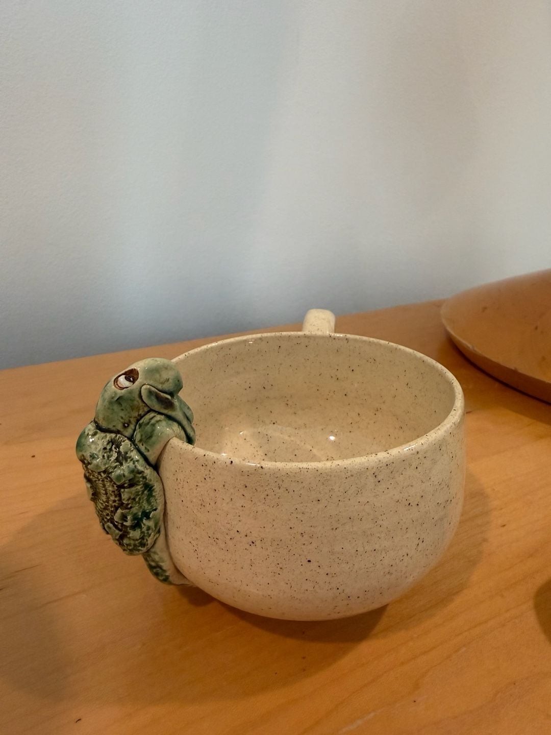 90s Quirky Vintage Lawson Studio Art Pottery Mug Signed 1991 Creature Handle 90s Quirky Vintage Lawson Studio Art Pottery Mug Signed 1991 Creature Handle