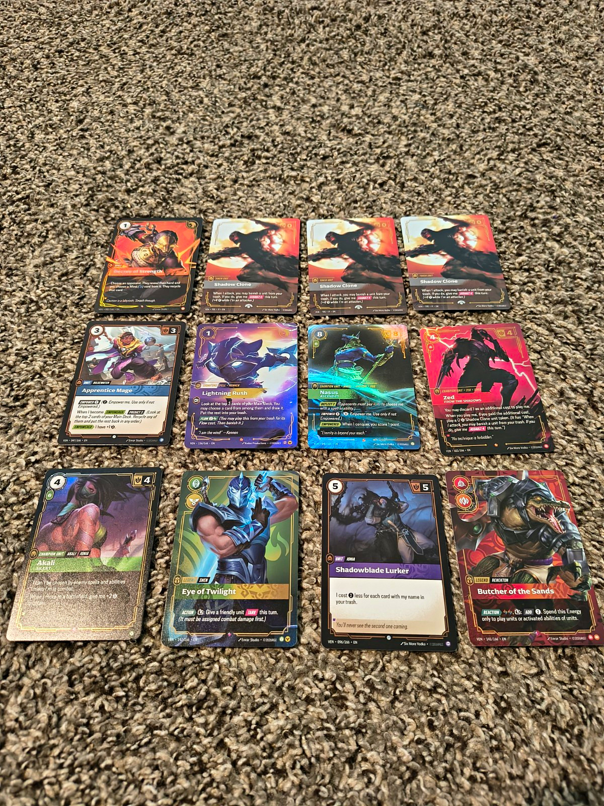 Riot Games Riftbound League Of Legends TCG Vendetta 128 Card Lot Foil/Regular Riot Games Riftbound League Of Legends TCG Vendetta 128 Card Lot Foil/Regular