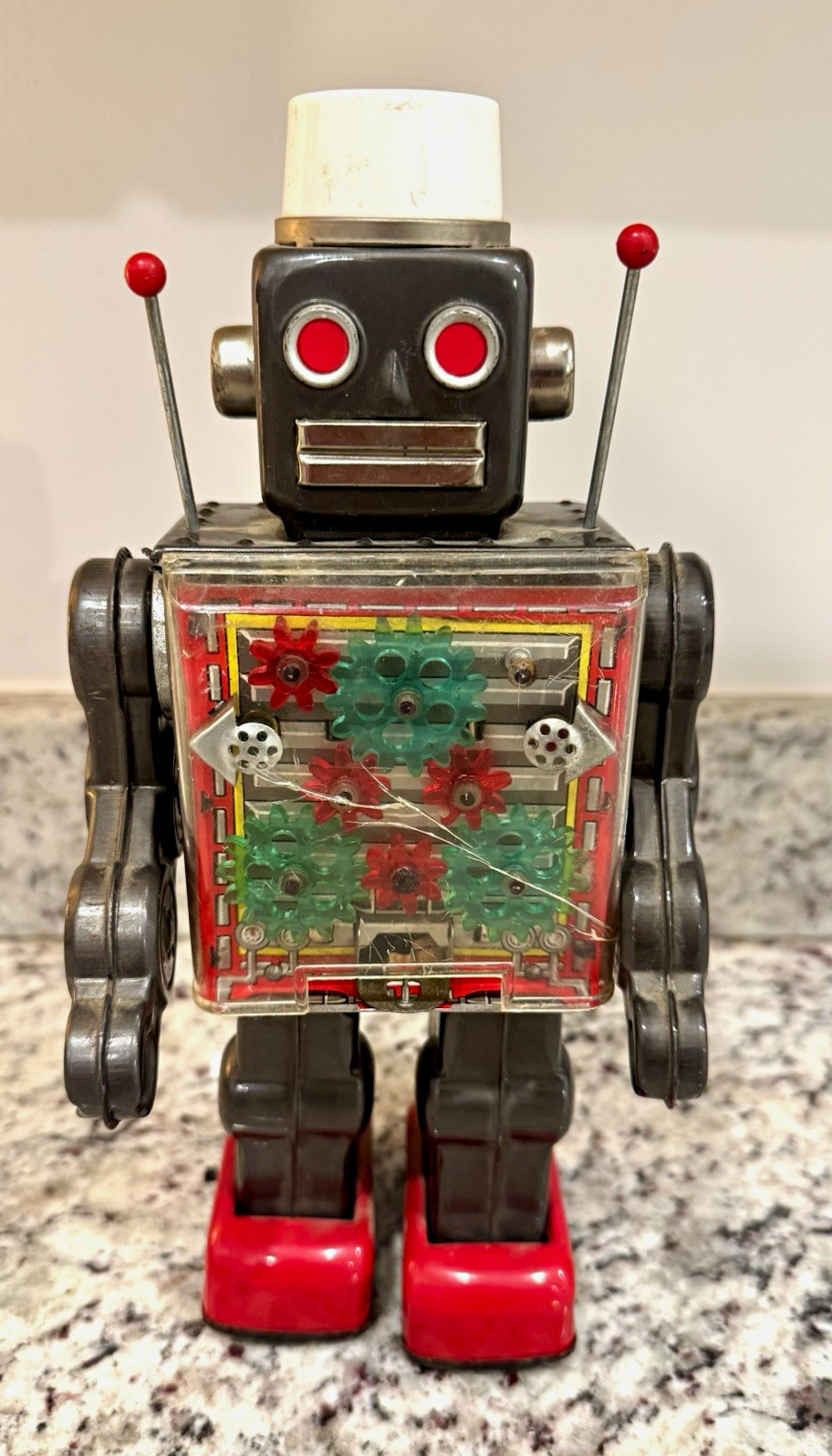 RARE Vintage 1960s Horikawa Japan Machine Robot Tin Toy - Untested / CLEAN 