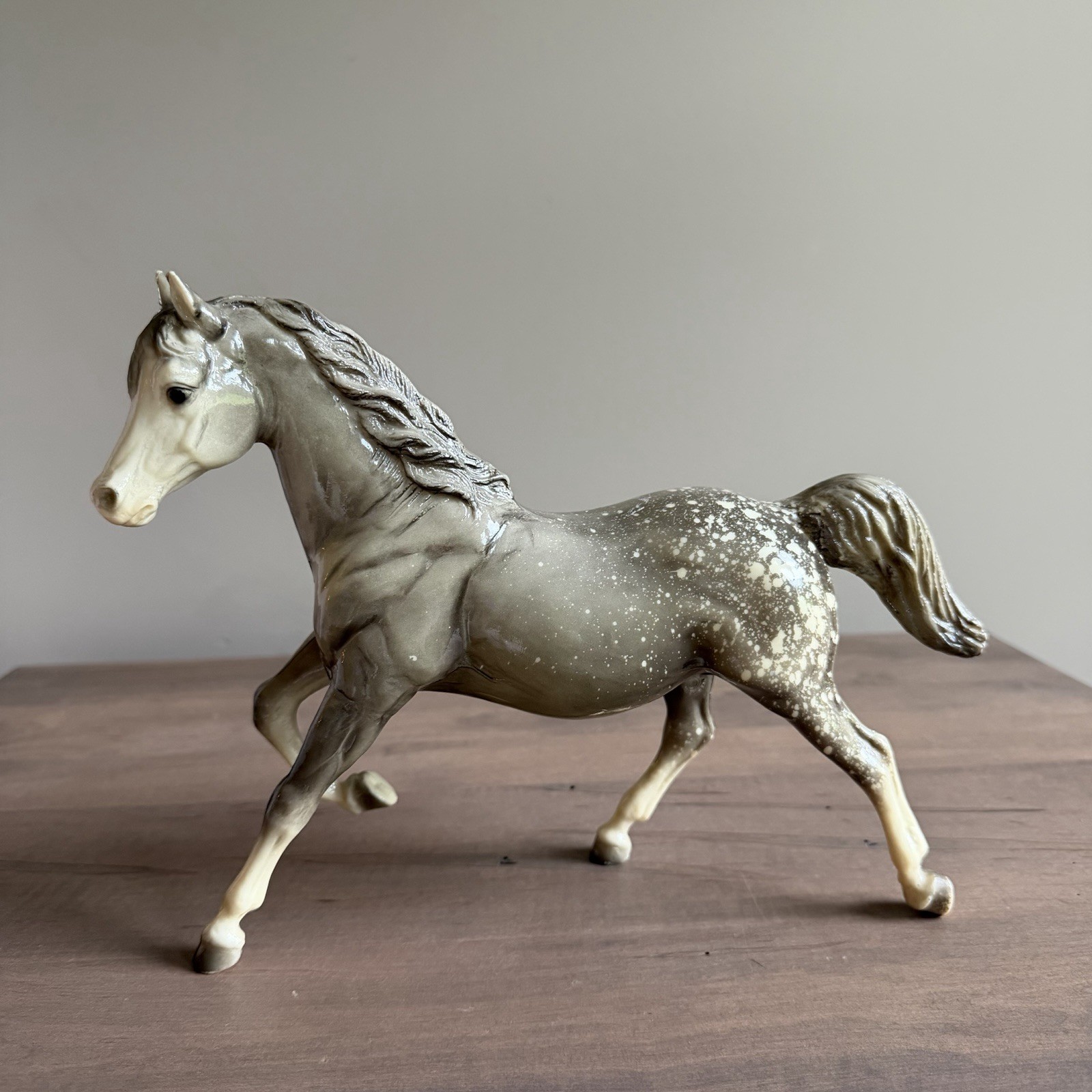 Vintage Breyer Appaloosa Running Mare Sugar #123 Glossy Dapple Gray Vintage Breyer Appaloosa Running Mare Sugar #123 Glossy Dapple Gray