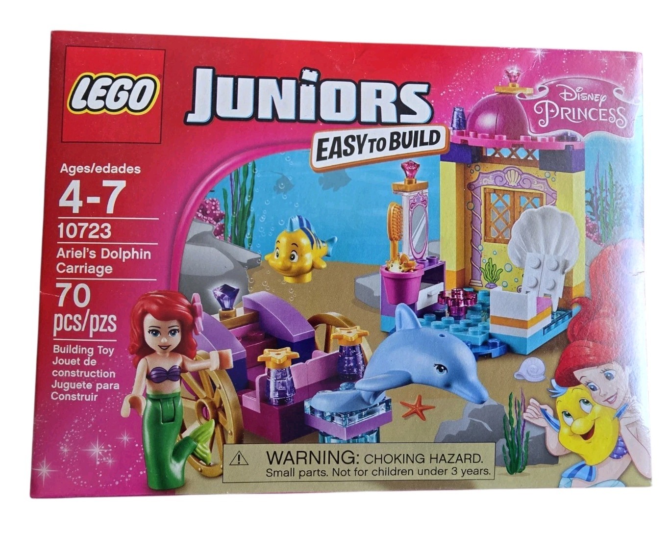 2016 Lego Juniors 10723 Ariel\'s Dolphin Carriage NEW IN BOX Disney Princess 2016 Lego Juniors 10723 Ariel\'s Dolphin Carriage NEW IN BOX Disney Princess