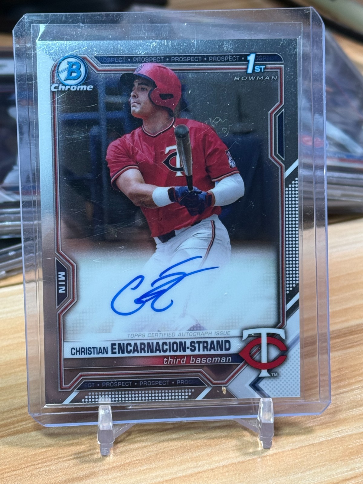 2021 1st Bowman Draft Chrome *Christian Encarnacion-Strand* #CDA-CE Auto Orioles 2021 1st Bowman Draft Chrome *Christian Encarnacion-Strand* #CDA-CE Auto Orioles