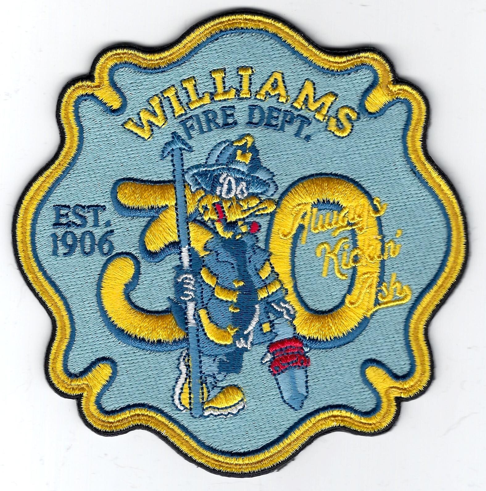 CALIFORNIA - Williams Fire Dept. Patch (Station 30) CALIFORNIA - Williams Fire Dept. Patch (Station 30)